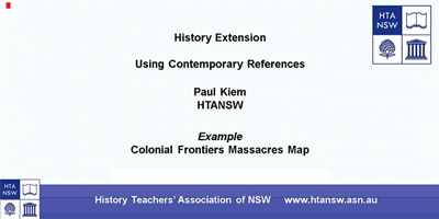 Using contemporary sources in History Extension